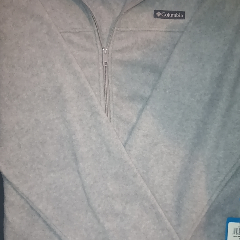 Columbia Blue and Gray Fleece Full Zip
